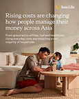 Sun Life Asia财务韧性指数:生活成本压力加剧,财务安全感下降