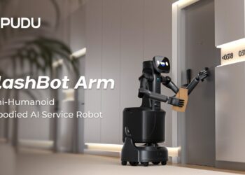 Pudu Robotics Unveils FlashBot Arm: A Semi-Humanoid Embodied AI Service Robot for Commercial Applications