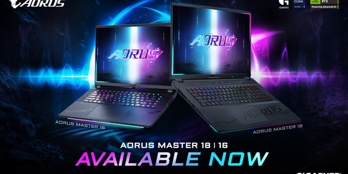 GIGABYTE AORUS AI PCs: MASTER 18 and 16 Are Now Available