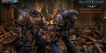 SURVIVE TOGETHER IN A NEW CHALLENGING TEAM EXPERIENCE FROM ZERO LATENCY VR, IN WARHAMMER 40,0000 SPACE MARINE VR – THREAT: LETHAL