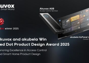Akuvox’s A08 Access Control Terminal Wins Red Dot and iF Design Awards 2025