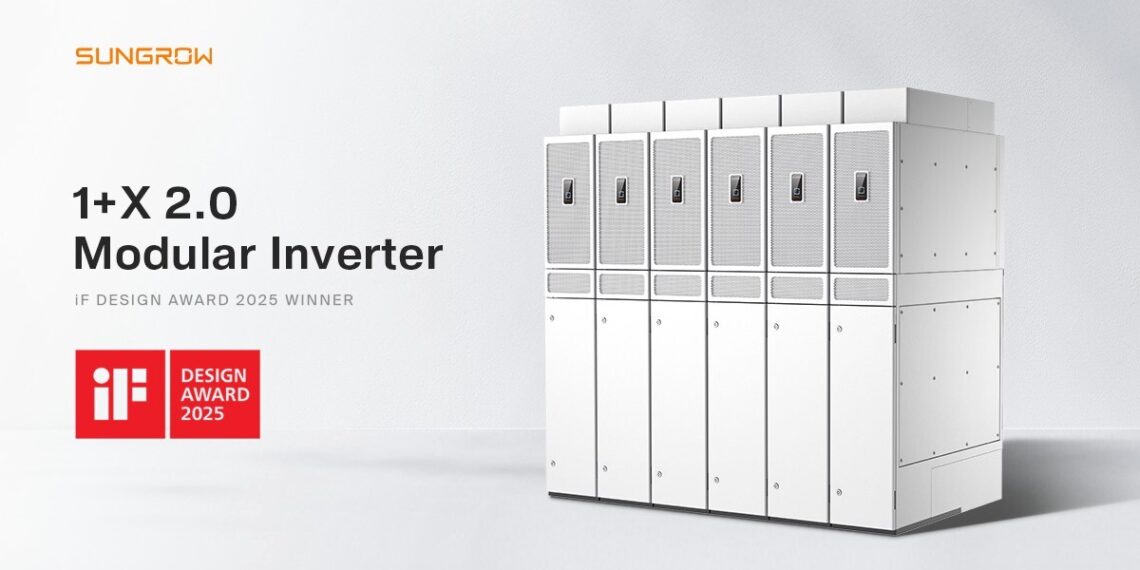 Sungrow Wins the iF Design Award 2025 for Its All-New 1+X 2.0 Modular Inverter