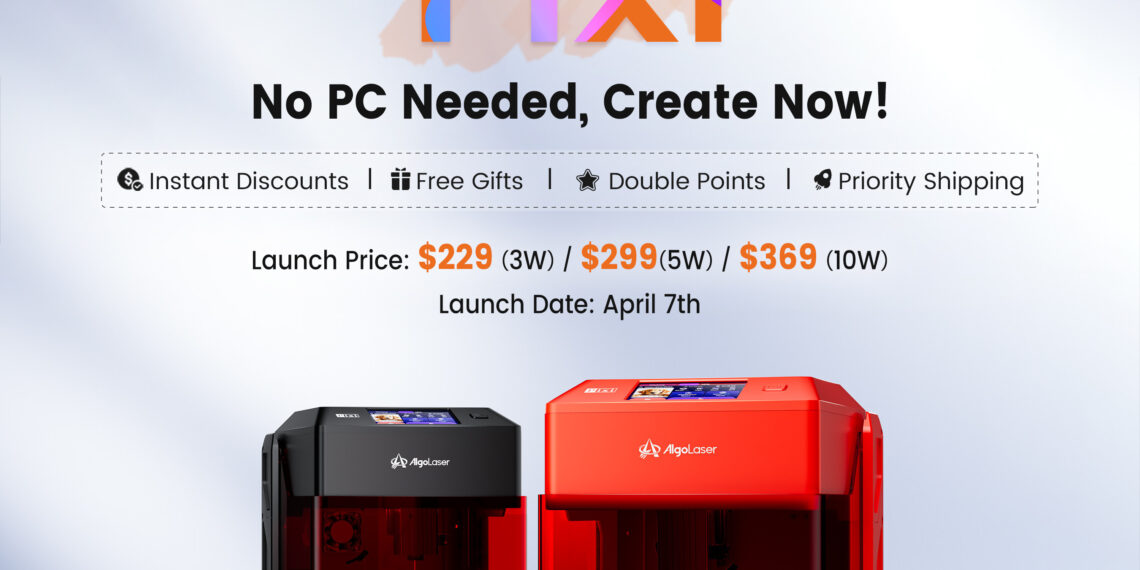 AlgoLaser Unveils Pixi: Simplifying Smart Laser Engraving Like Never Before