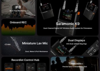 Saramonic K9 Unveiled – Digital UHF Audio System With User Experience Friendlier for Filmmakers
