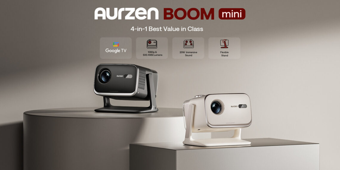 Aurzen Unveils BOOM mini Projector – Your Smart Theatre in a Box