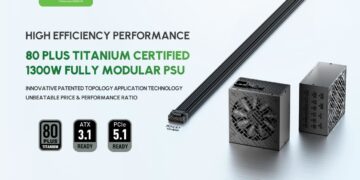 CE-LINK Unveils 1300W ATX 3.1 Fully Modular Gaming PSU Awarded 80 Plus Titanium Certification