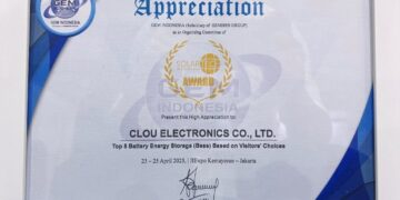 CLOU Electronics honored as a TOP 5 Battery & Energy Storage Innovation Company at Battery Energy Storage Indonesia 2025