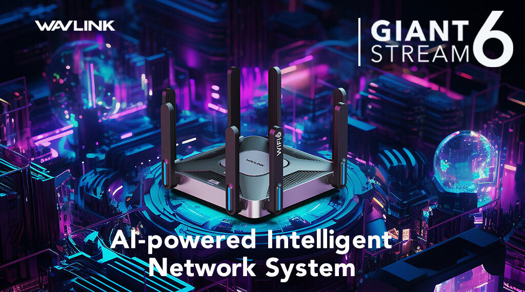 WAVLINK Giant Stream6 AI-Powered WiFi 6 Router Receives Strong Support Within 48 Hours on Kickstarter