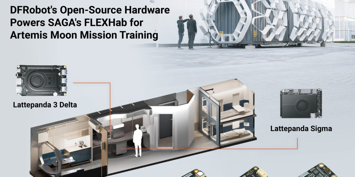 DFRobot’s Open-Source Hardware Powers SAGA’s FLEXHab for Artemis Moon Mission Training