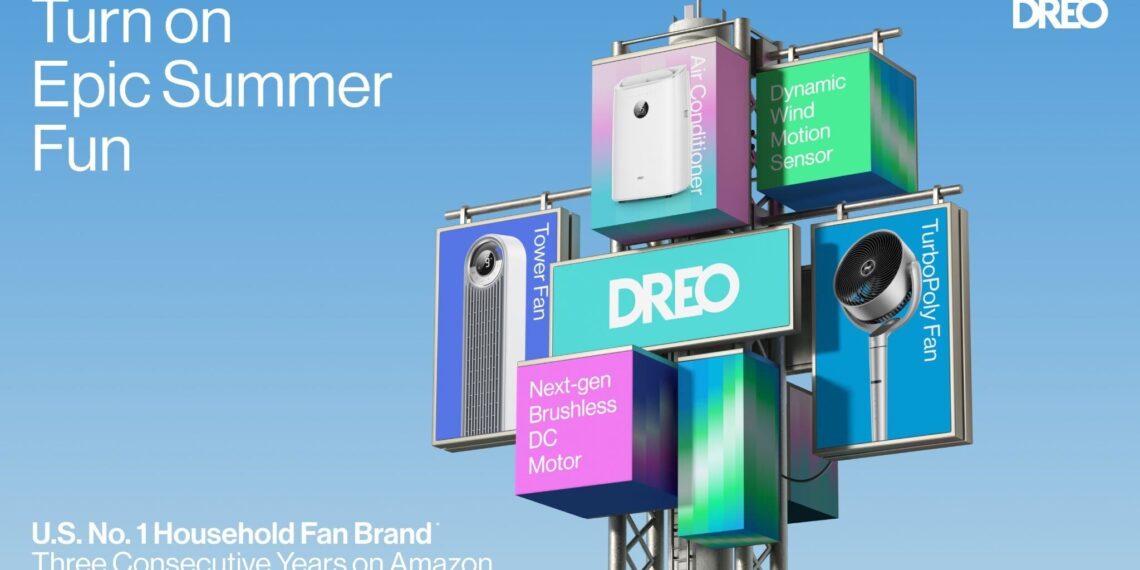 DREO Summer Lineup Redefines Home Cooling, Launching 12 Smart Innovations for 2025