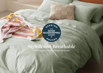 DOUBLE STITCH BY BEDSURE WINS PRESTIGIOUS GOOD HOUSEKEEPING 2025 BEDDING AWARD FOR BELOVED ORGANIC COTTON DUVET COVER