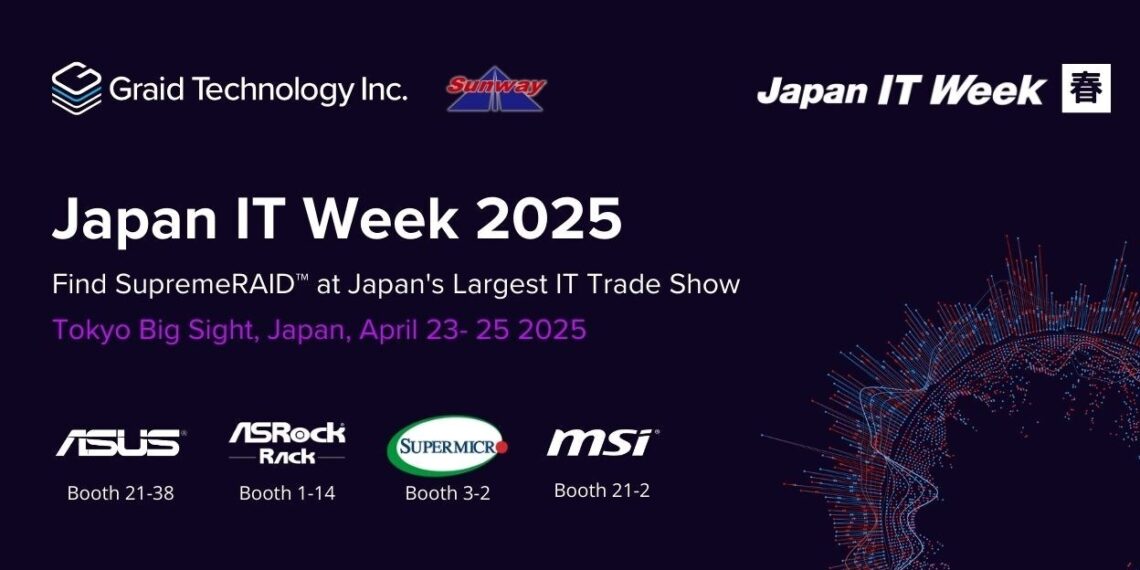Graid Technology Brings Breakthrough GPU RAID Innovation to Japan IT Week Spring 2025