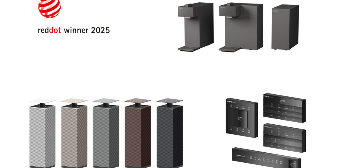 Coway Wins Red Dot Design Award 2025, Marks 19th Consecutive Year of Recognition