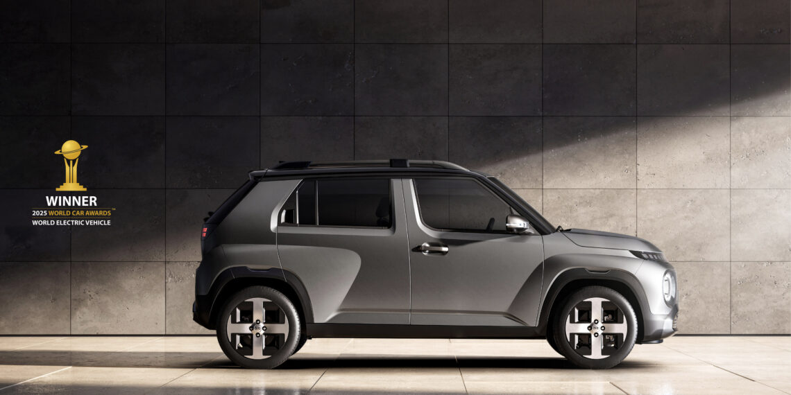 Hyundai INSTER Hailed as 2025 World Electric Vehicle