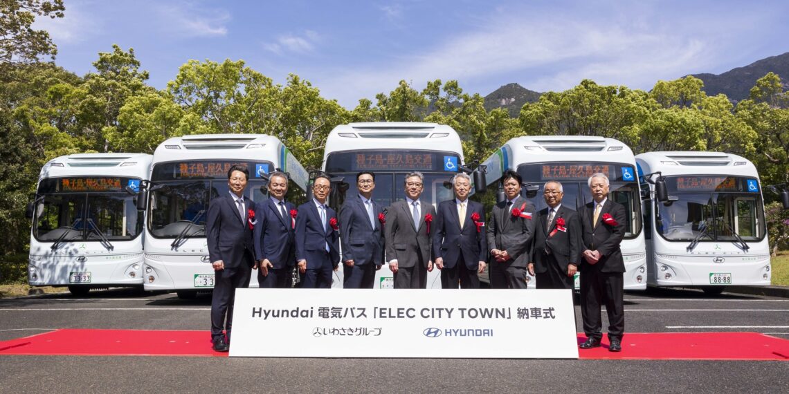 Hyundai Motor Deploys Zero-emission ELEC CITY TOWN Bus on Japan’s Yakushima Island to Lead Clean Public Transport Transition