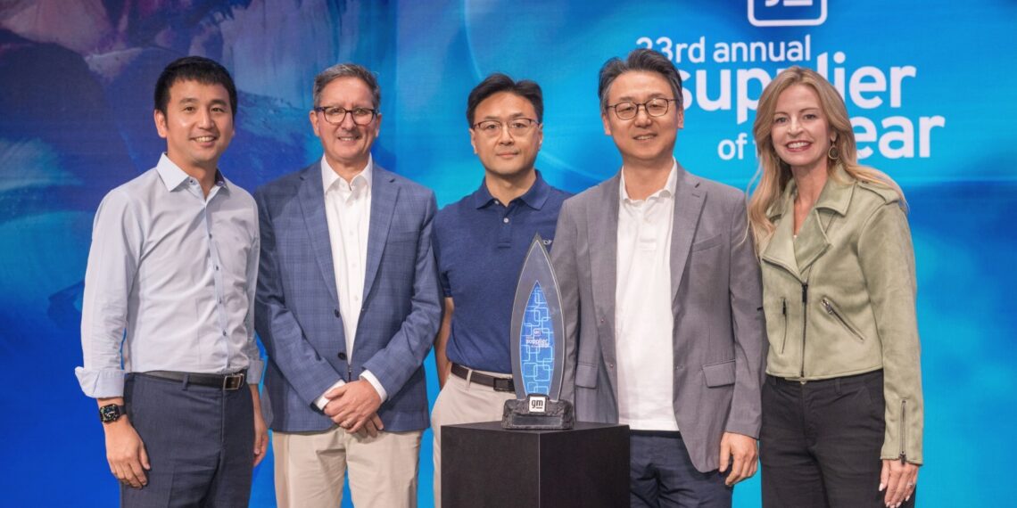 LG RECOGNIZED AS 2024 SUPPLIER OF THE YEAR BY GENERAL MOTORS