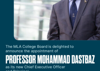 Professor Mohammad Dastbaz Appointed as CEO of MLA College
