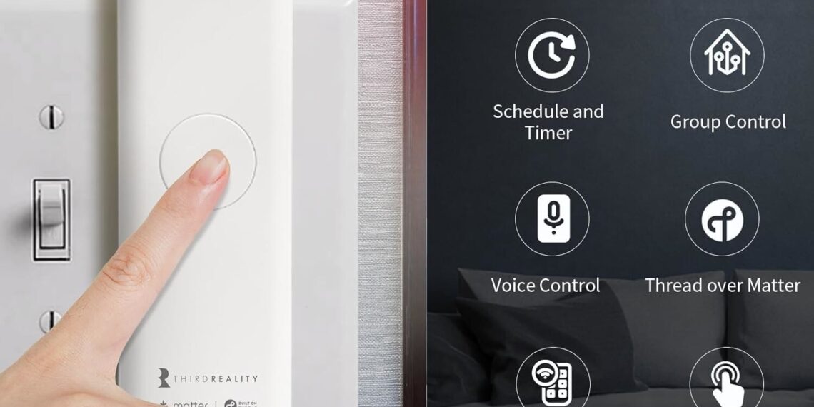 THIRDREALITY Launches Smart Switch MT1: Effortless Home Control with Matter over Thread Technology