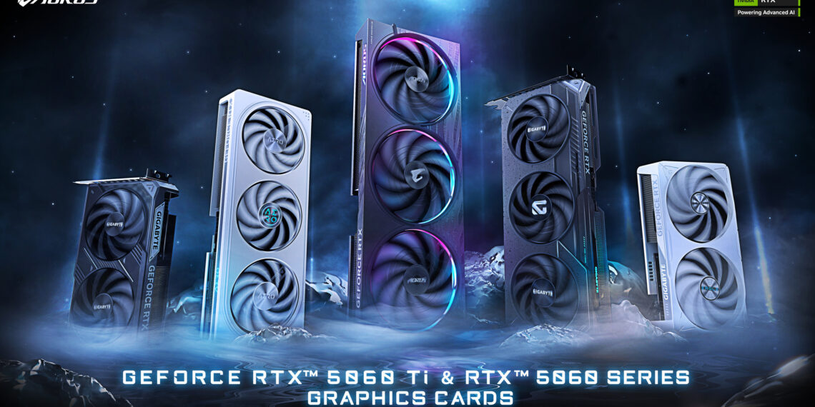 GIGABYTE Debuts GeForce RTX™ 5060 Ti & 5060 with Advanced Cooling System for Ultimate Gaming and AI