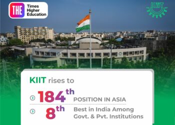 THE Asia University Ranking 2025 Declared – KIIT Rises to 184th Position in Asia; 8th in India