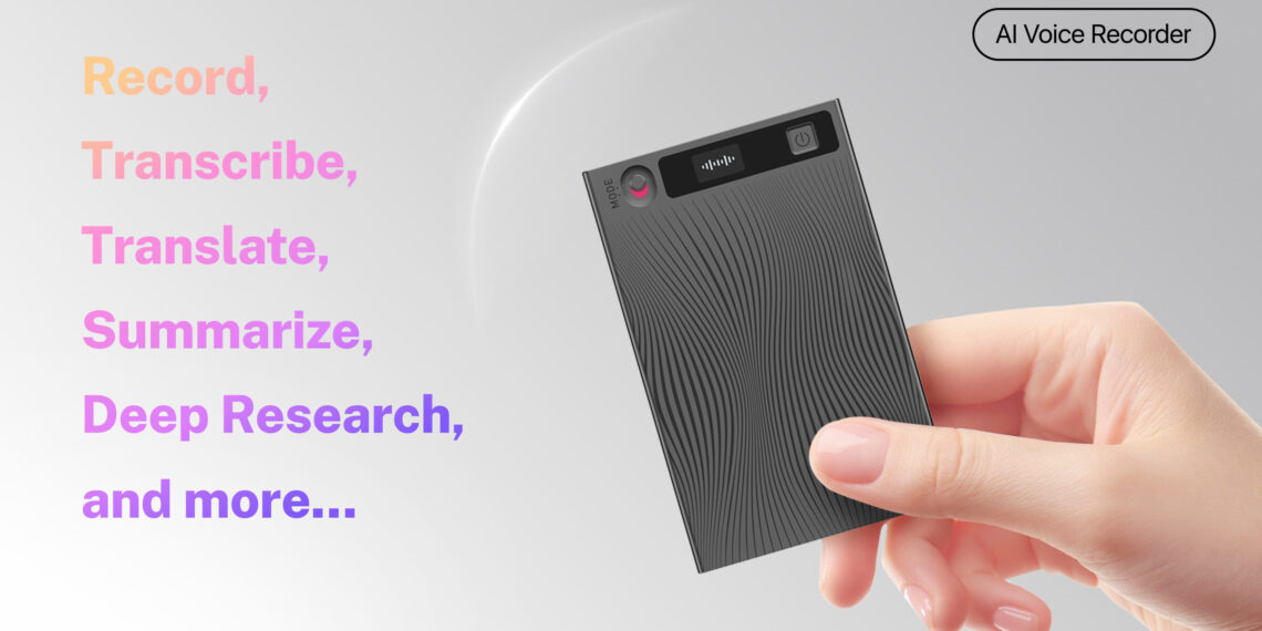 Mobvoi Launches TicNote: The World’s First Agentic AI Recorder That Transforms the Way You Work