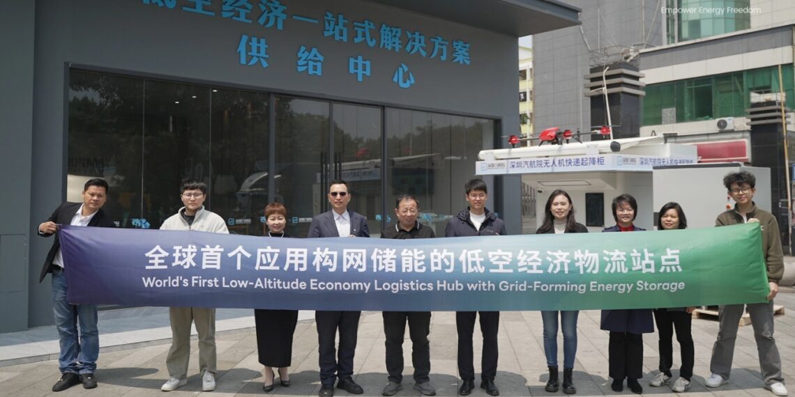 World’s First Grid-Forming ESS Applied in Low-Altitude Logistics Station — SINEXCEL Pioneers the Breakthrough