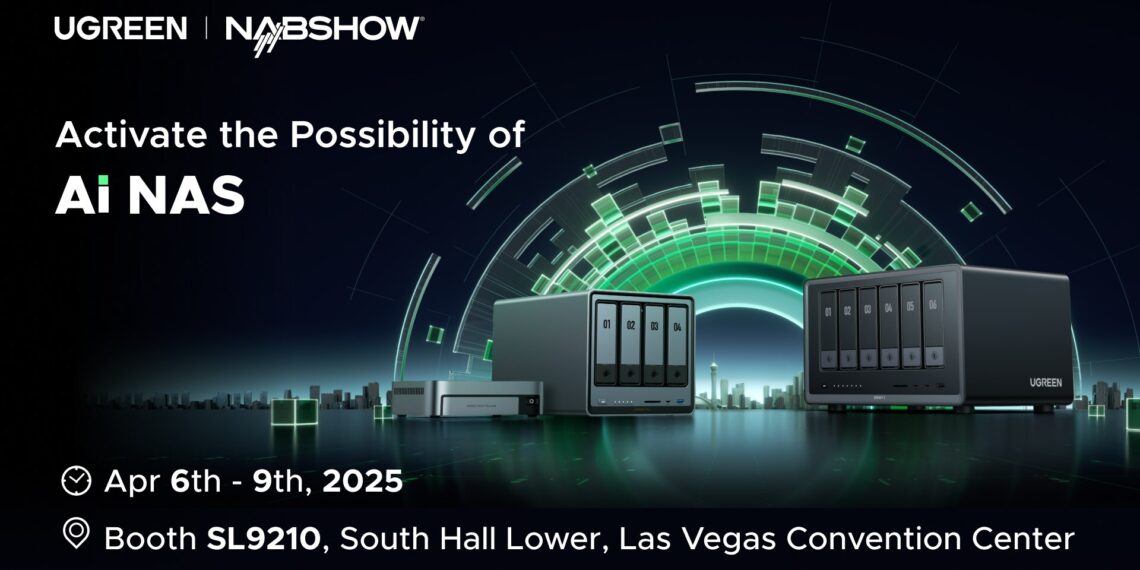 UGREEN Showcases the New AI-Powered NASync iDX Series at NAB Show 2025, Transforming Data Management for Content Creators