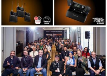 NAB Show Recognizes Saramonic’s Wireless Microphone Advances with Multiple Industry Awards