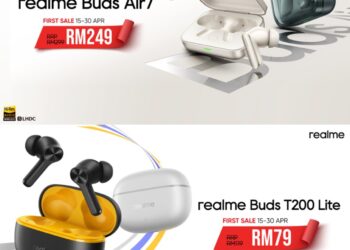 realme Launches realme Buds Air 7 and Buds T200 Lite, Price Starts from RM79