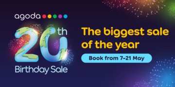 Agoda Hosts Spectacular Sale to Celebrate 20 Years of Travel