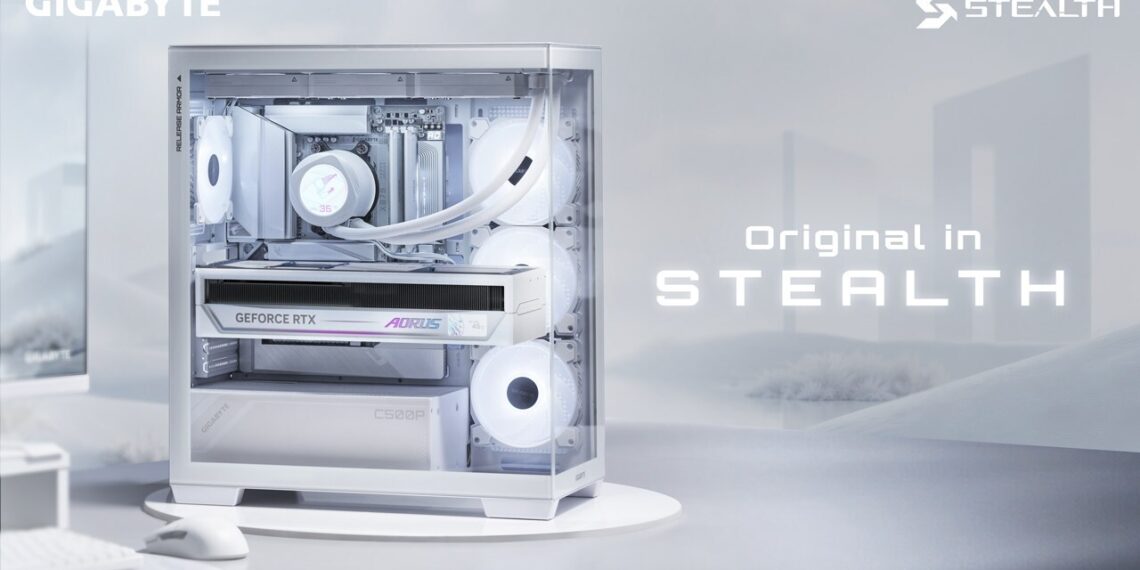Original in STEALTH: GIGABYTE Unveils STEALTH ICE Series with AMD X870, B850 Motherboards and NVIDIA GeForce RTX 5090 Graphics Card