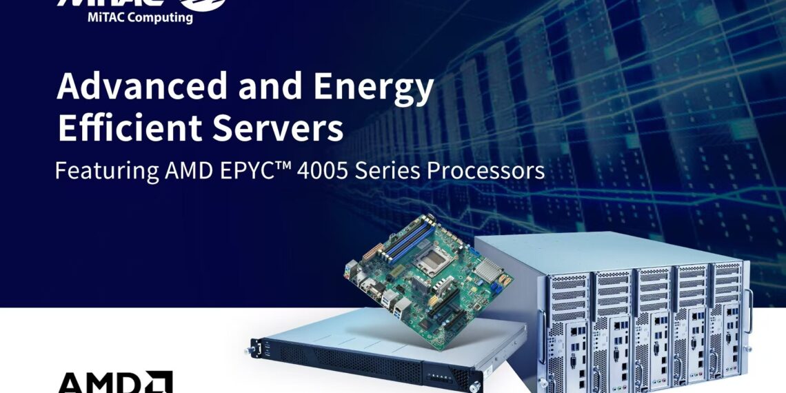 MiTAC Computing deploys latest AMD EPYC™ 4005 Series Processors