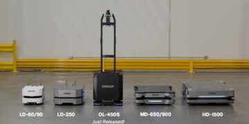 OMRON Introduces the OL-450S – A Complete Autonomous Mobile Robot Solution for Material Handling