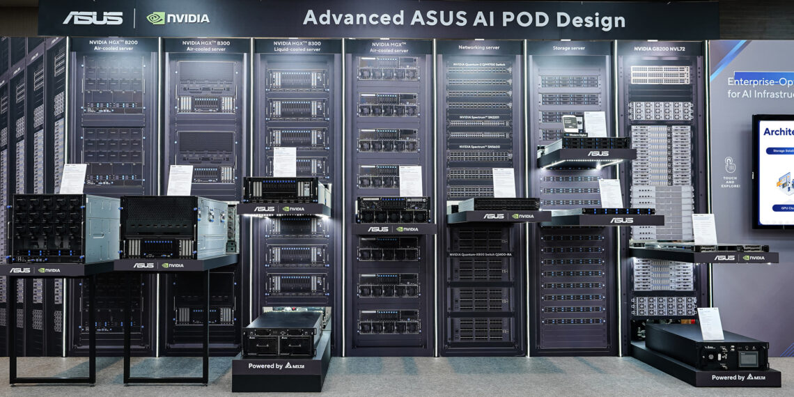 ASUS Announces Advanced AI POD Design Built with NVIDIA at Computex 2025