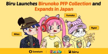 Biru Launches Birunoko PFP Collection and Expands in Japan with Soneium Collaboration