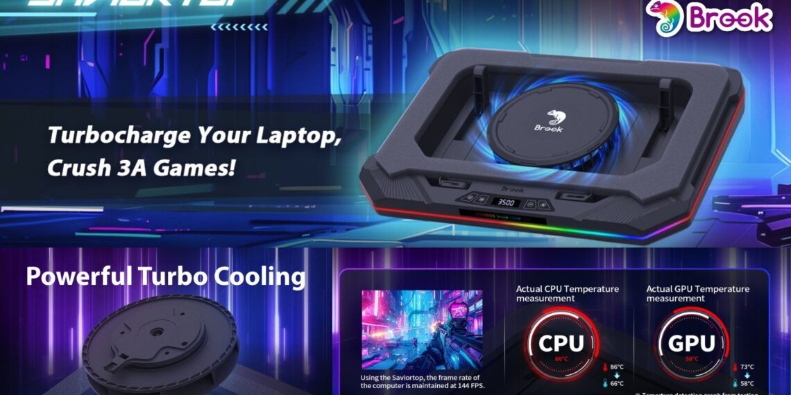Born for Gaming: Brook Saviortop Gaming Laptop Cooler Launches!