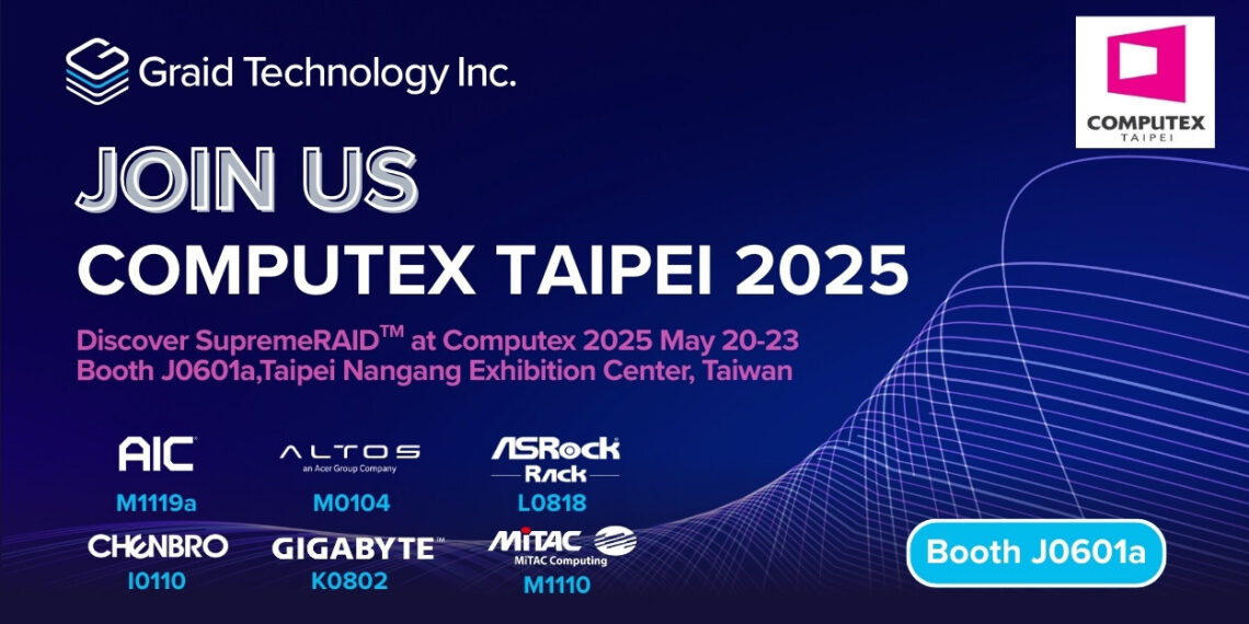 Graid Technology to Showcase Next-Generation Data Protection Solutions at COMPUTEX 2025