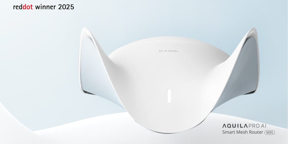 D-Link AQUILA PRO AI M95 Wins Red Dot Design Award 2025