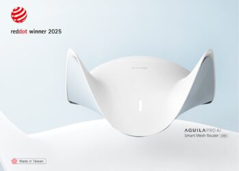 D-Link AQUILA PRO AI M95 Wins Red Dot Design Award 2025