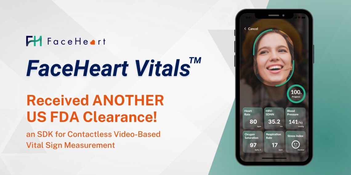 FaceHeart Received Another FDA Clearance for its Contactless Video-Based Vital Sign Measurement of Respiratory Rate