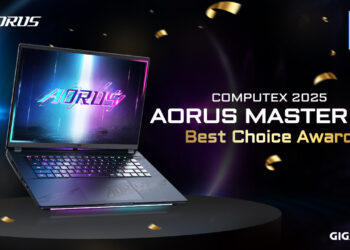 GIGABYTE AORUS MASTER 16 AI PC Wins COMPUTEX 2025 Best Choice Award for Industry-Leading Innovation