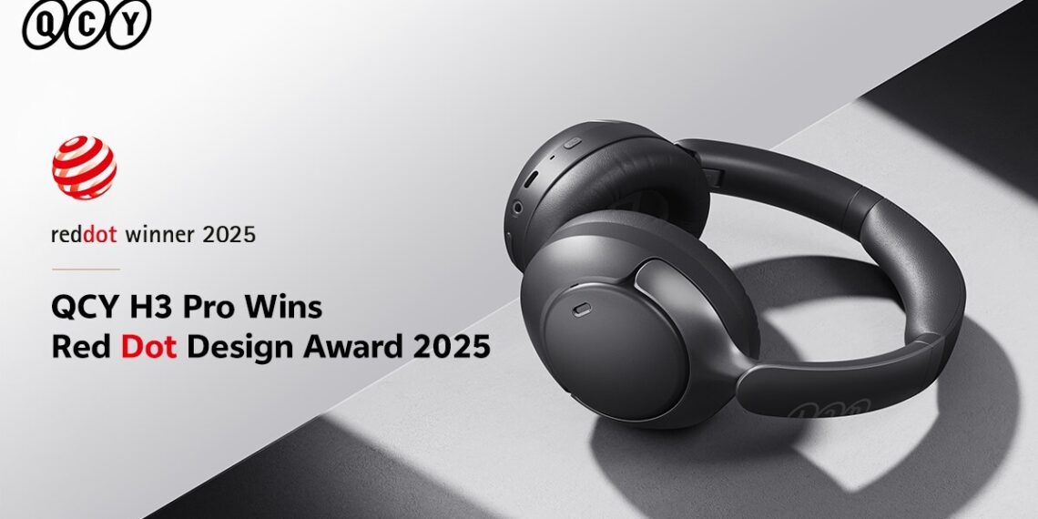QCY H3 Pro Wins Red Dot Design Award 2025, Continuing a String of Global Design Accolades