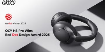 QCY H3 Pro Wins Red Dot Design Award 2025, Continuing a String of Global Design Accolades