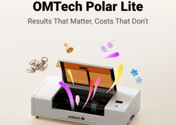 OMTech Launches Polar Lite CO2 Laser Engraver–An Affordable, All-in-One Desktop Solution