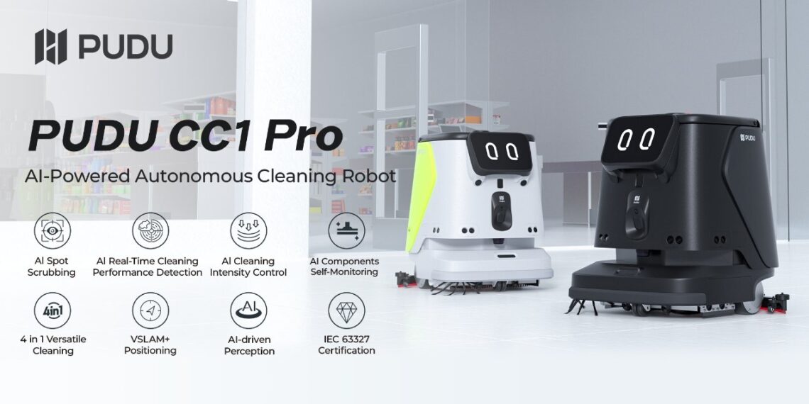 Pudu Robotics Launches its Latest AI-Powered Autonomous Cleaning Robot – PUDU CC1 Pro
