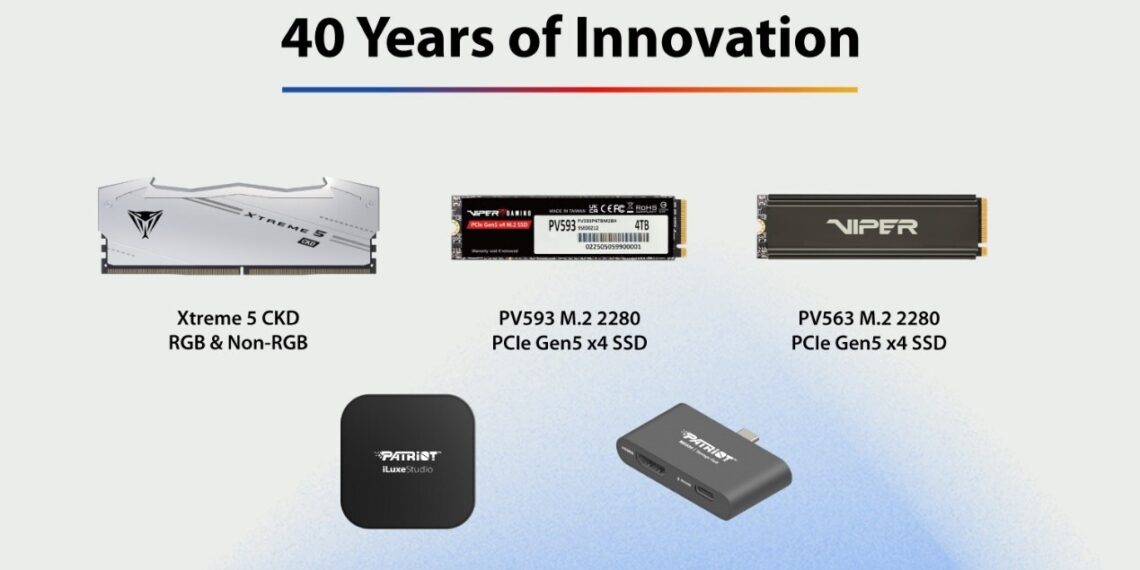 Patriot Memory Showcases Full Performance & Mobile Storage Lineup at COMPUTEX 2025