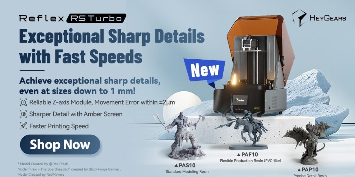 HeyGears Launches UltraCraft Reflex RS Turbo with Enhanced Screen Technology