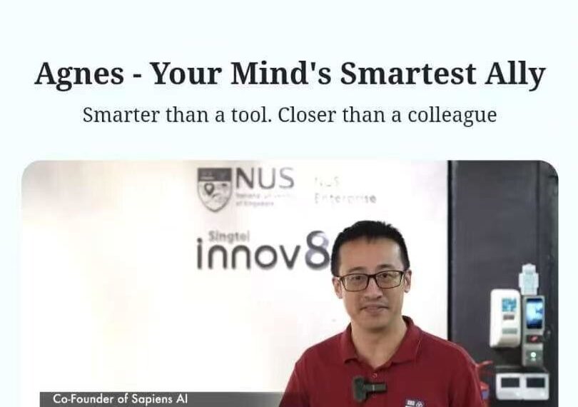 SapiensAI Launches Agnes – Singapore’s Homegrown Answer to DeepSeek