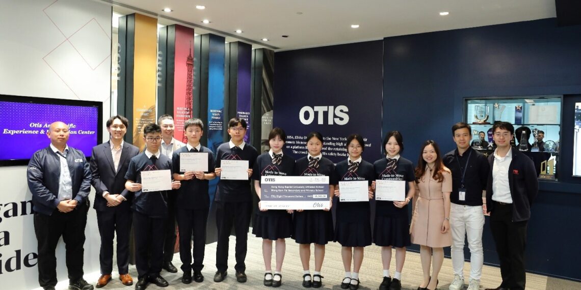Hong Kong Baptist University Affiliated School Wong Kam Fai Secondary and Primary School Students Earn Honorable Mention in Asia Pacific in the Otis Made to Move Communities™ Challenge
