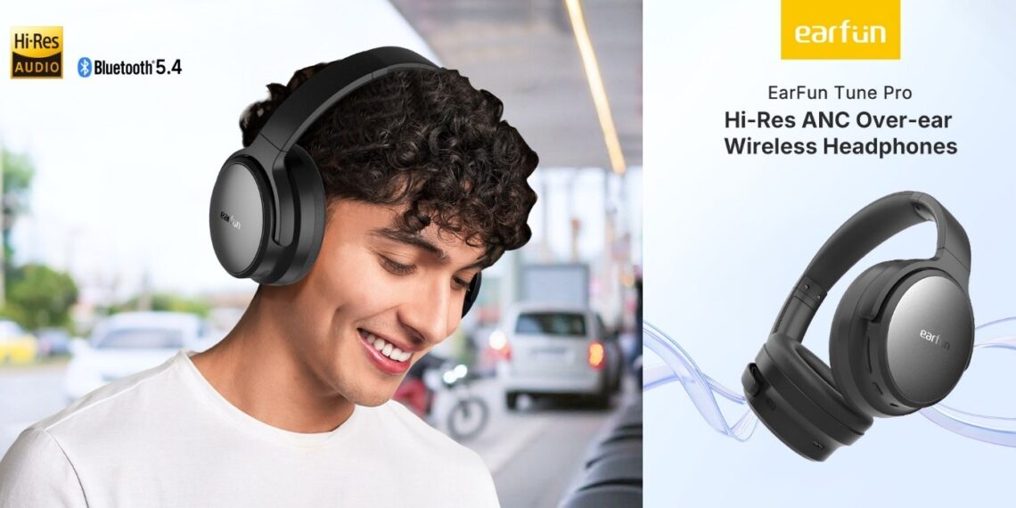EarFun Debuts All-New Tune Pro Delivers Outstanding Performance with 120 Hour Playback, Hi-Res Audio, and AI Noise Cancelling